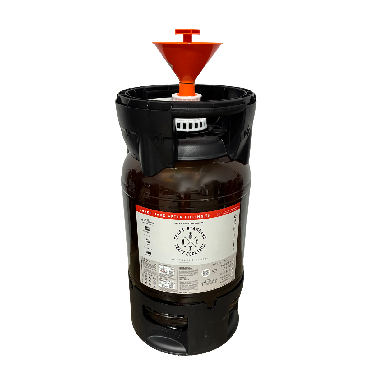 A Craft Standard keg with the patented Spiker attached